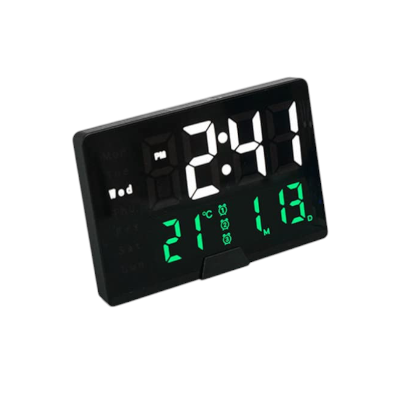 Digital Clock – Alarm Clock - 6627 - 466271 - Black
