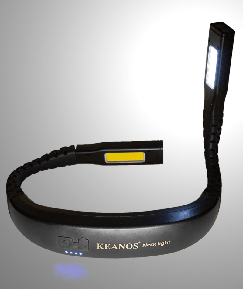 Φακός Λαιμού Keanos® Hector Neck Light + Desk Lamp - iThinksmart.gr