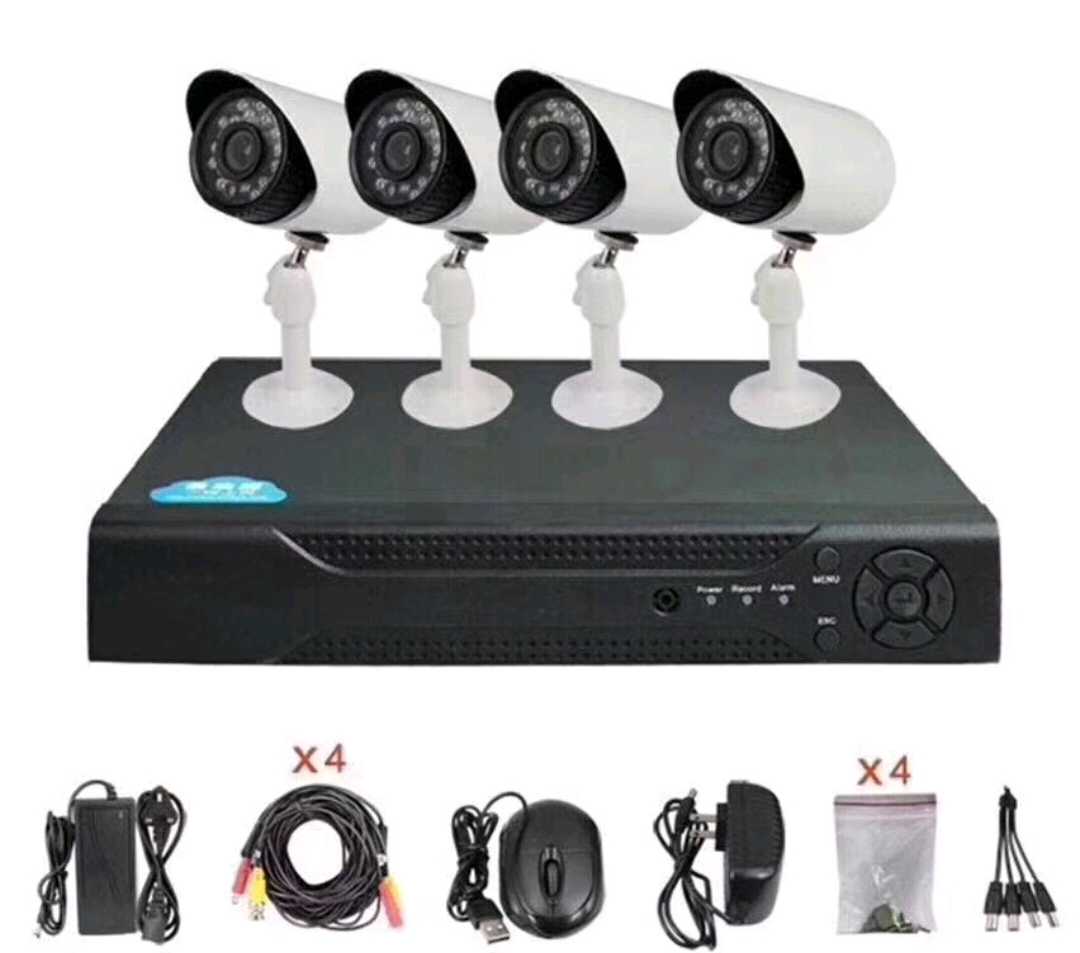 Ενσύρματο καταγραφικό δικτύου με 4 κάμερες - CCTV Security Recording System - 020231 - iThinksmart.gr