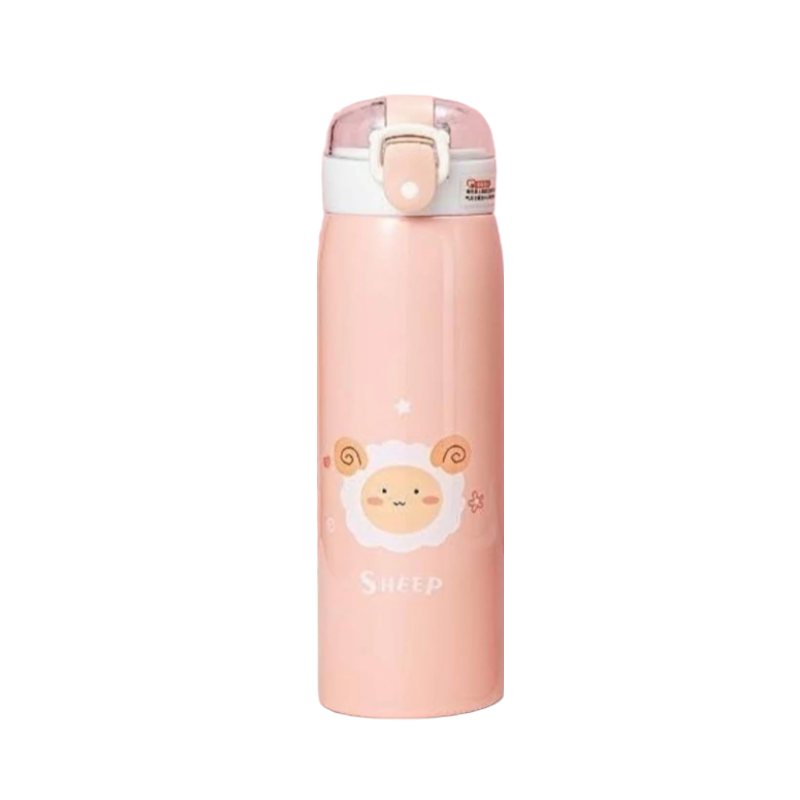Children's portable water bottle - HS0201 - 500ml - 502010 - Pink