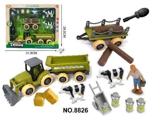 Σετ αγροτικά οχήματα με αξεσουάρ - 8826 - 305242 - iThinksmart.gr