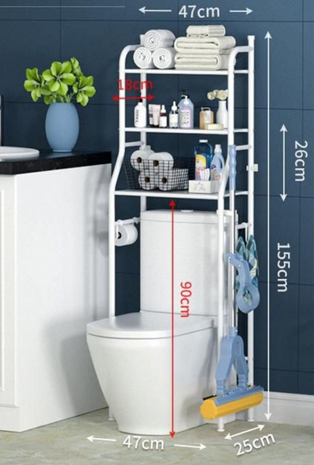 Floor-standing bathroom shelf - 0090 - 521810