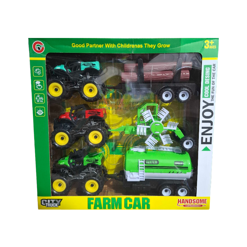 Σετ αγροτικά οχήματα με αξεσουάρ - 9871-30 - 524163 - iThinksmart.gr