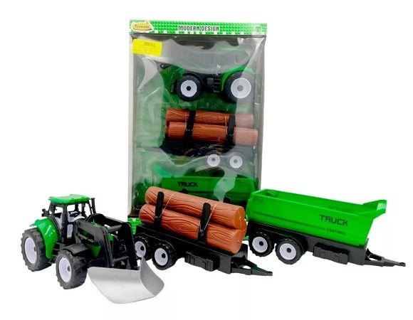 Farm vehicle set with accessories - 9978-30A - 524176
