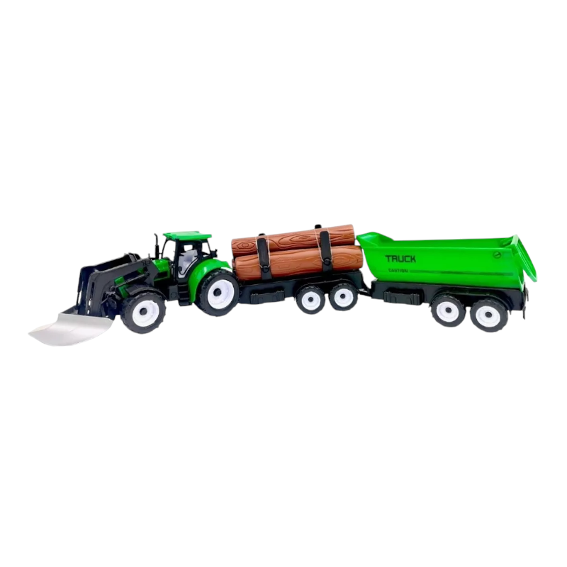 Farm vehicle set with accessories - 9978-30A - 524176