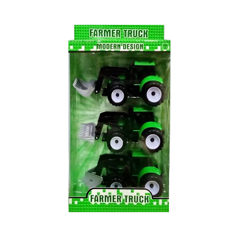 Farm vehicle set with accessories - 9978-50A - 524178