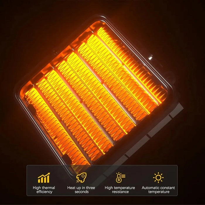 Ηλεκτρικό αερόθερμο πρίζας με τηλεχειριστήριο - 532156 - Black