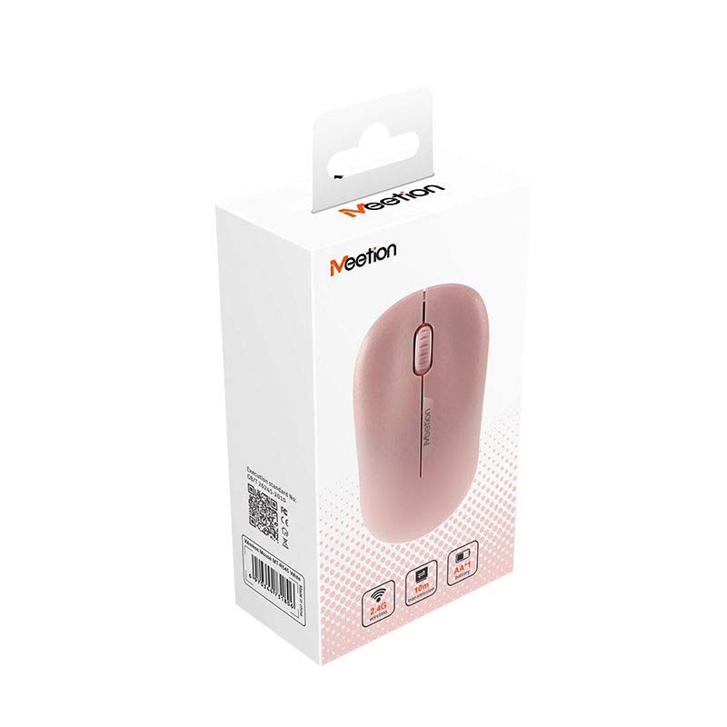 Meetion MT-R545 2.4G Ασύρματο Ποντίκι / Ρόζ