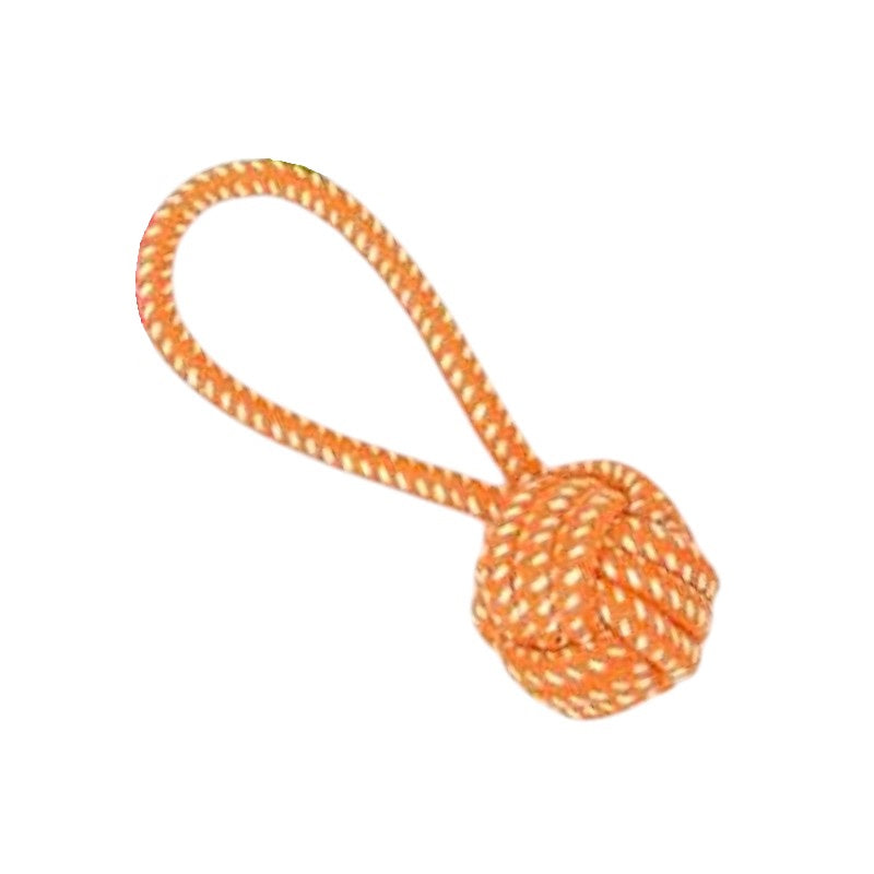 Dog toy rope with ball - 20cm - 12pcs - 550531