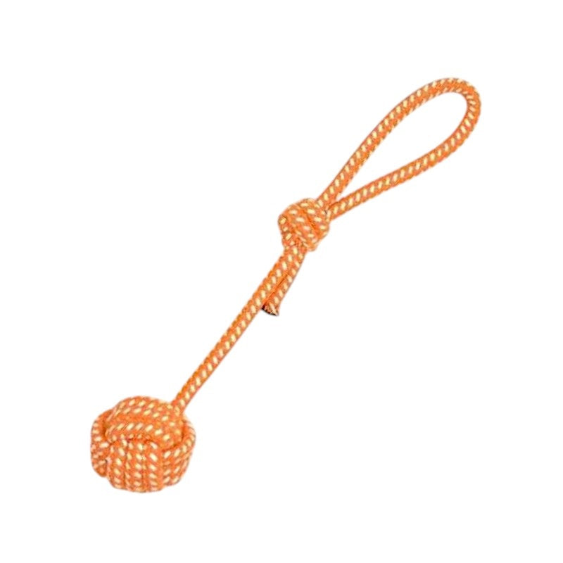 Dog toy rope with ball - 40cm - 12pcs - 550548