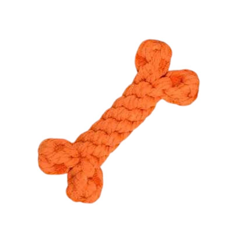 Παιχνίδι σκύλου κόκκαλο από σχοινί - 20cm - 550593