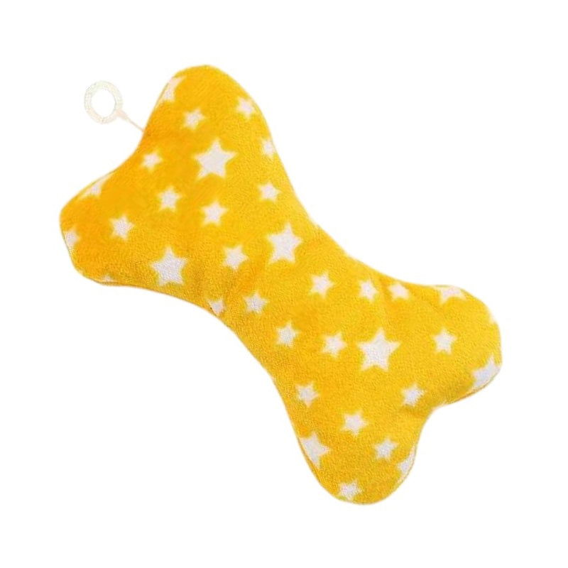 Plush dog toy bone - 15x8cm - 12pcs - 550730