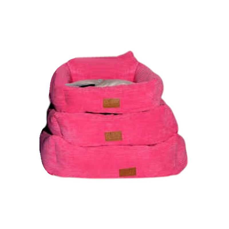 Pet bed - 3pcs - 550920 - Pink