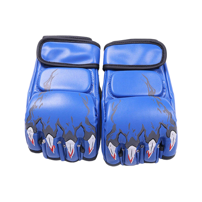 Γάντια πυγμαχίας κοφτά - 556662 - Blue - iThinksmart.gr
