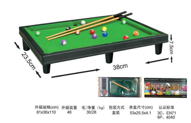 Επιτραπέζιο μπιλιάρδο mini - 2015-2 - 917183