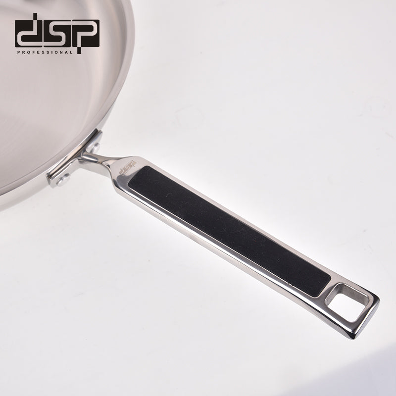 Τηγάνι ανοξείδωτο με καπάκι - 2.5L - CS002-C24 - DSP - 560539