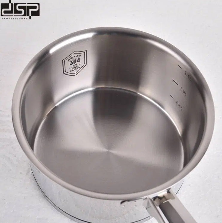 Γαλατιέρα ανοξείδωτη με καπάκι - 1.8L - CS003-A16 - DSP - 560683