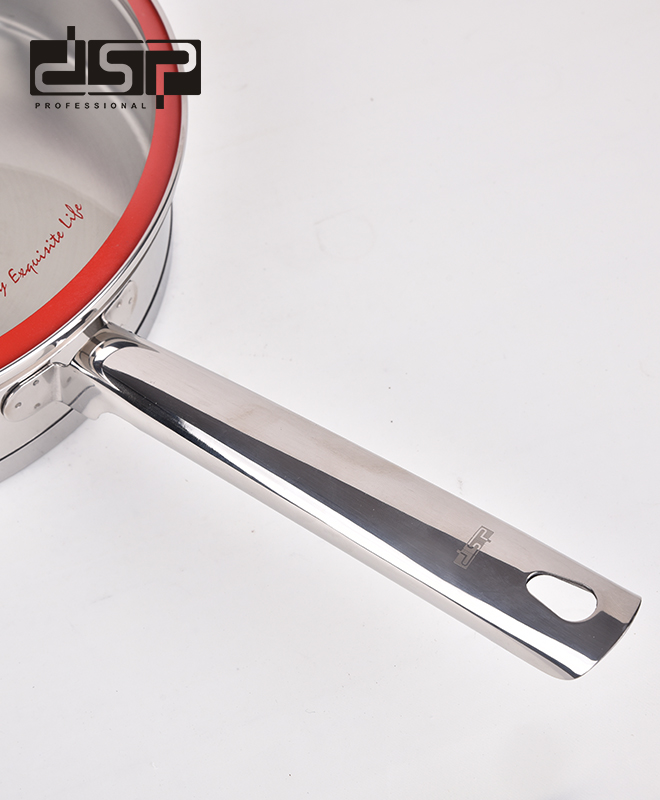 Stainless steel frying pan with lid - 2.5L - CS003-C24 - DSP - 560997