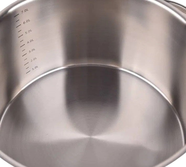 Κατσαρόλα ανοξείδωτη με καπάκι - 3.6L - CS003-B20 - DSP - 561604