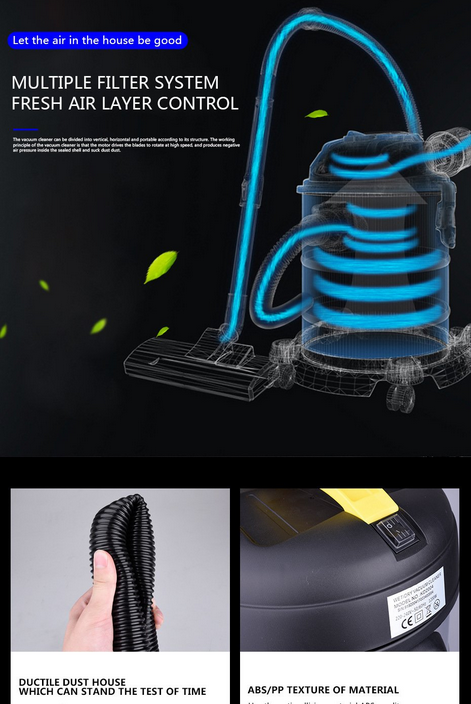 Ηλεκτρική σκούπα υγρών & στερεών - KD2004 - DSP - 563165