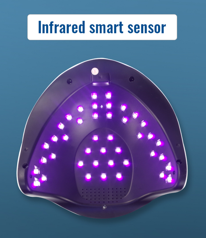 UV/LED Nail Dryer - BQV1 - 168W - 582150 - Gold