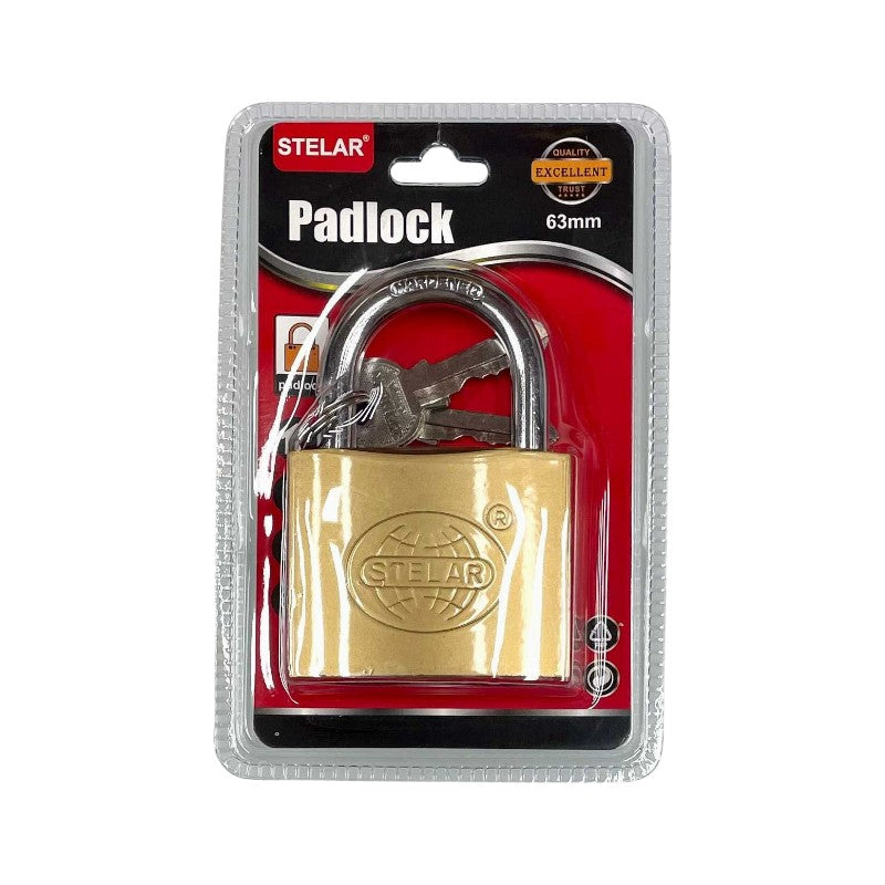 Short padlock - STELAR - 63mm - 586806
