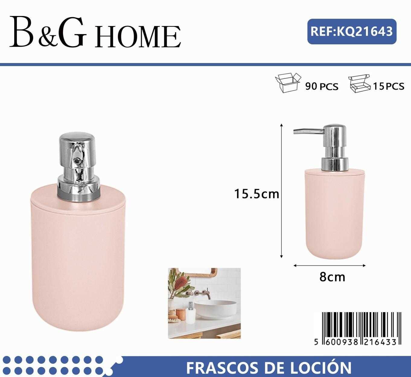 Θήκες κρεμοσάπουνου Dispenser πλαστικές σε σετ 5Χ - Light Pink - 21643