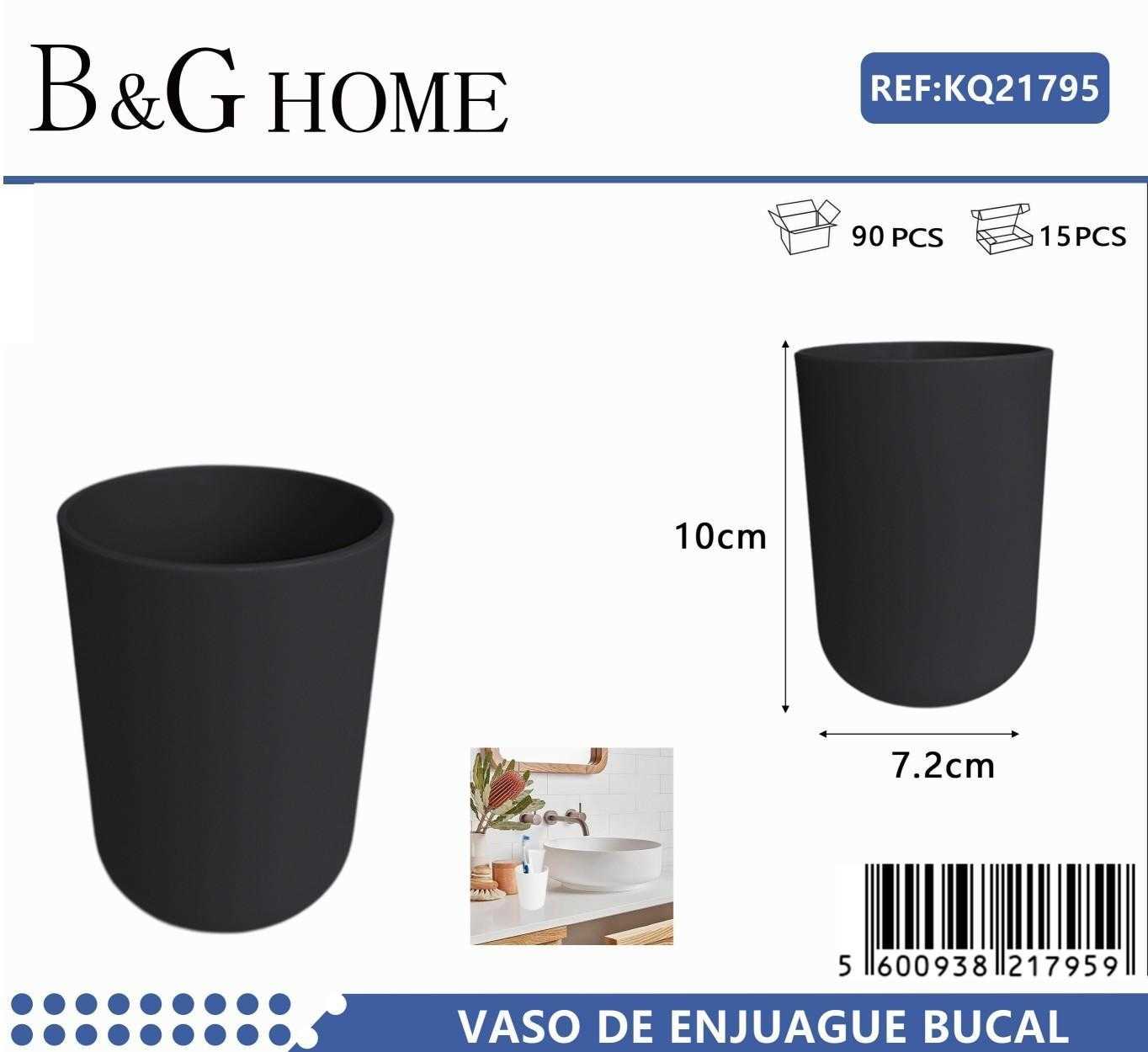 Θήκες οδοντόβουρτσας πλαστικές σε σετ 5Χ - Black - 21795