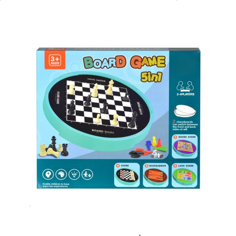 Επιτραπέζιο παιχνίδι 5in1 - JF378-1055 - 310381 - iThinksmart.gr