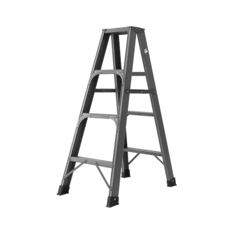 Folding aluminum ladder - 342-4 - 611110