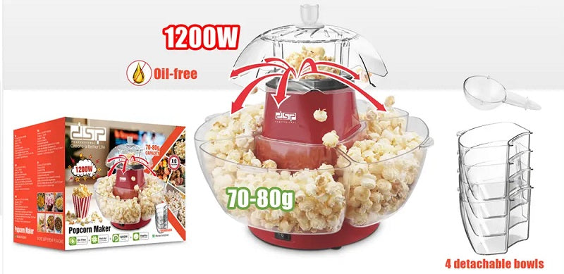 Συσκευή παρασκευής Popcorn - KA2040 - DSP - 615136 - iThinksmart.gr