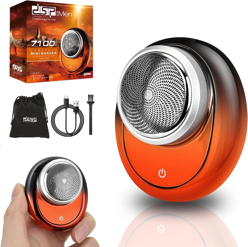 Ξυριστική μηχανή προσώπου - Mini Shaver - 60475 - DSP - 616430 - Orange - iThinksmart.gr