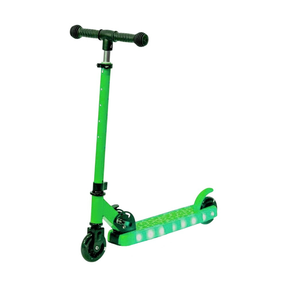 Children's skateboard with LED lighting - JX608 - 630121 - Green