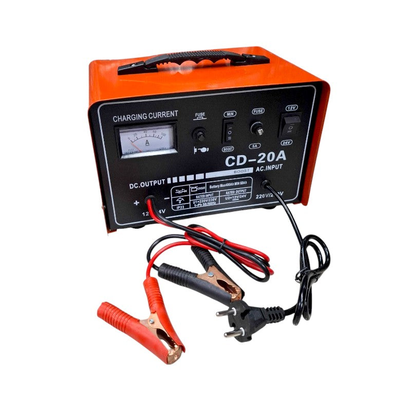 Battery charger and voltage tester - 12-24V - CD263525-1 - 50A - 635253