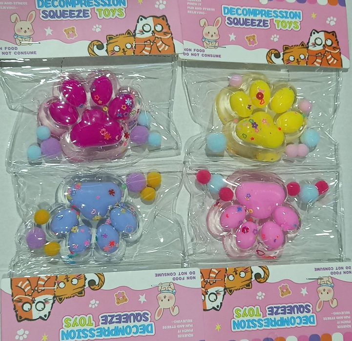 Πατούσα Antistress Squishy με φωτισμό - Σετ 16pcs - GA524-7 - 652471