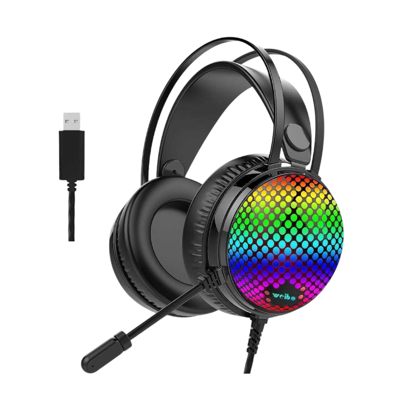 Wired Gaming Headset G30 LED RGB Weibo 655280