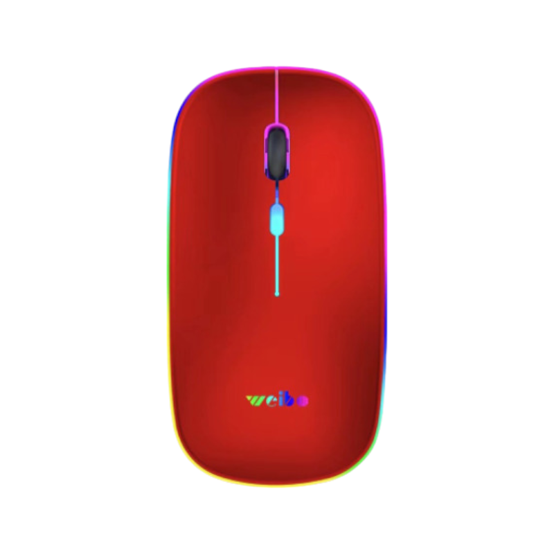 Wireless PC Mouse - RF6800 - Weibo - 656805 - Red