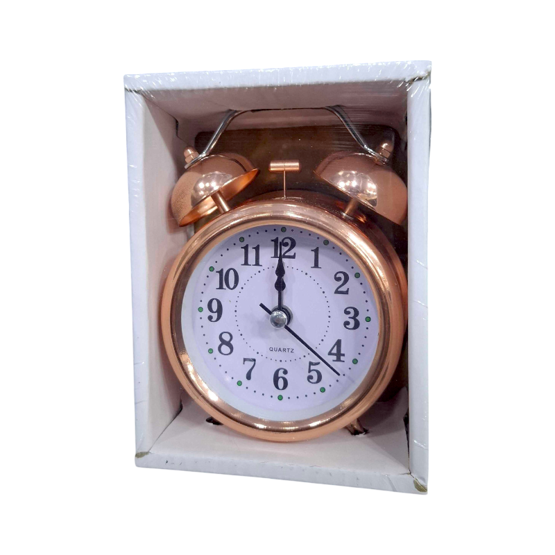 Table Clock - Alarm Clock - 669-14 - 669141 - Rose Gold