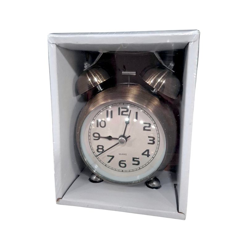 Table clock - Alarm clock - 670-6 - 820162 - Bronze