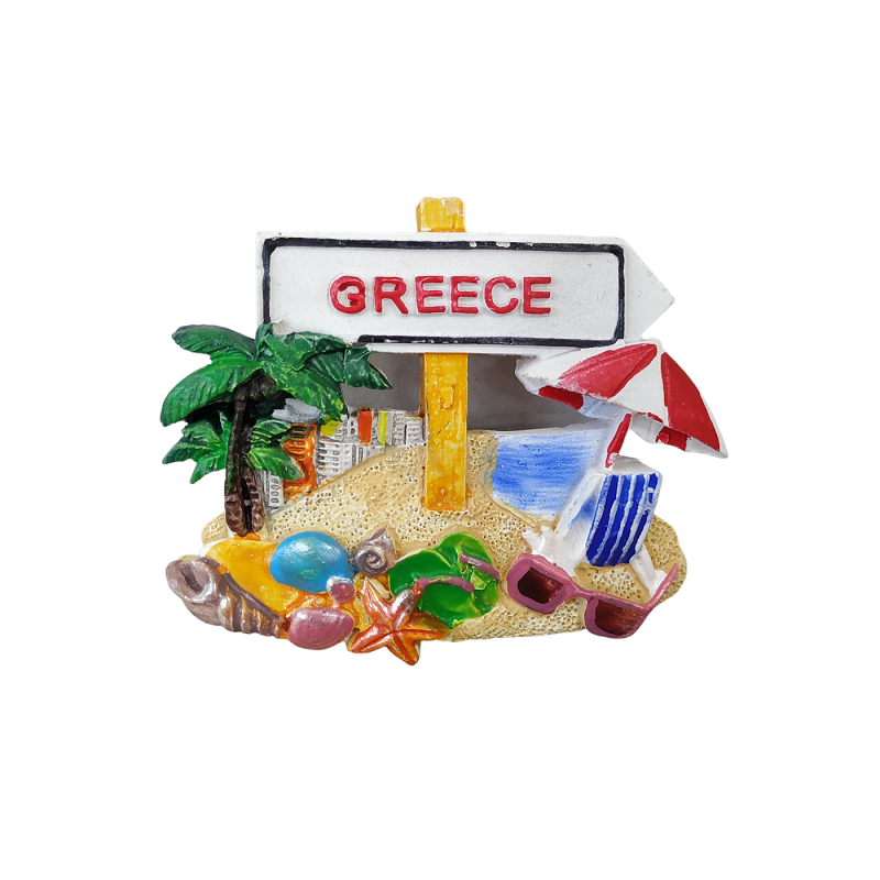 Tourist Souvenir Magnet - Set of 12pcs - Resin Magnet - Greece - 678055