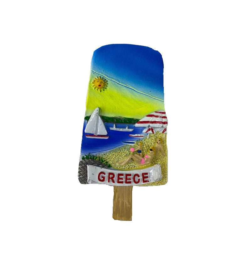 Tourist Souvenir Magnet – Set of 12pcs - Resin Magnet - Greece - 678065