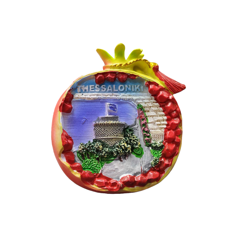 Souvenir tourist magnet - Set of 12pcs - Resin Magnet - Thessaloniki - 678141