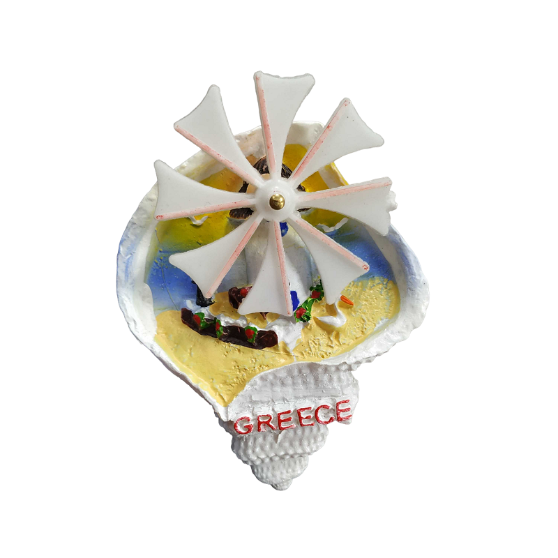 Tourist Souvenir Magnet - Set of 12pcs - Resin Magnet - Greece - 678198