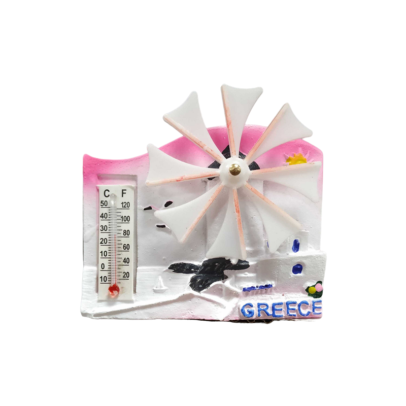 Tourist Souvenir Magnet - Set of 12pcs - Resin Magnet - Greece - 678207
