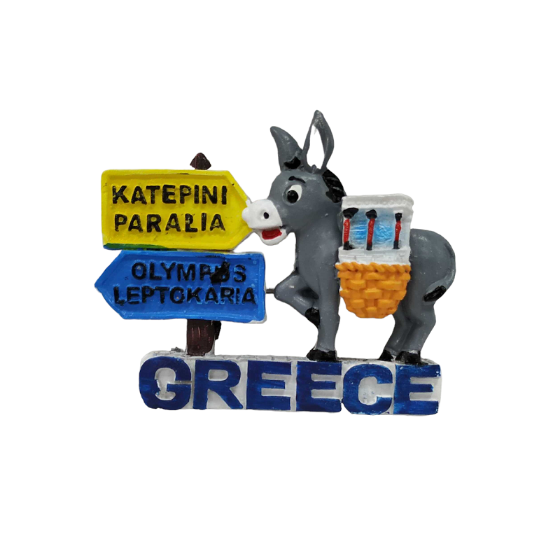 Tourist Souvenir Magnet – Set of 12pcs - Resin Magnet - Greece - 678221