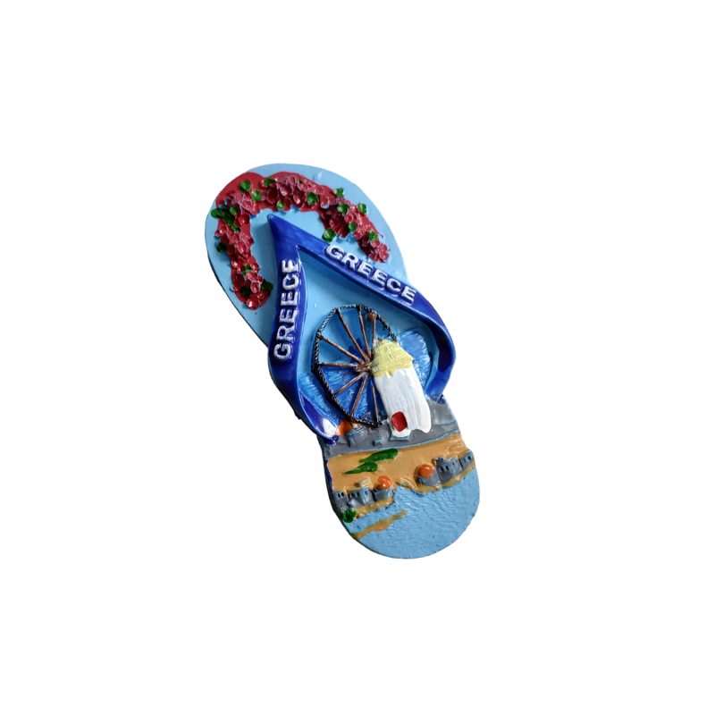 Tourist Souvenir Magnet – Set of 12pcs - Resin Magnet - Greece - 678294