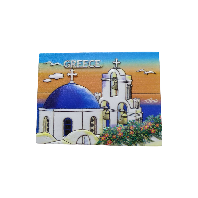 Tourist souvenir magnet - Set of 12pcs - Resin Magnet - Greece - 678326