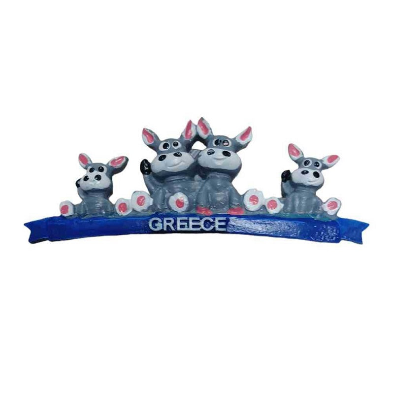 Tourist Souvenir Magnet - Set of 12pcs - Resin Magnet - Greece - 678337