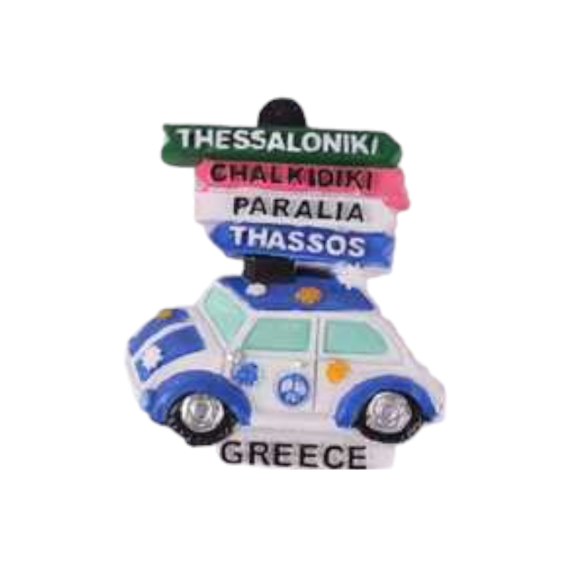 Souvenir tourist magnet - Set of 12pcs - Resin Magnet - Greece - 678350