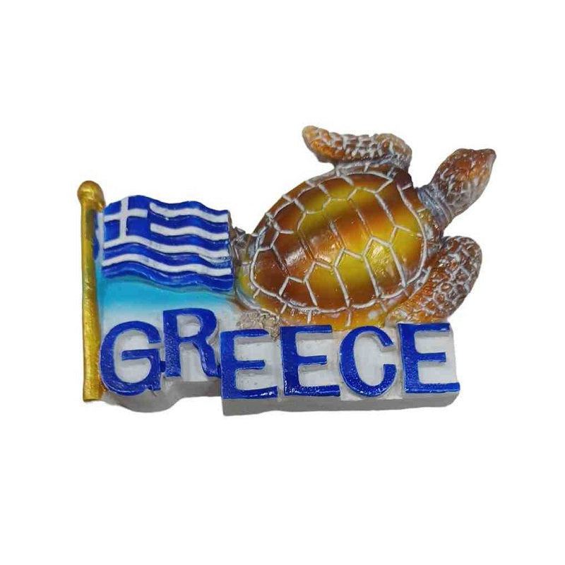 Tourist Souvenir Magnet - Set of 12pcs - Resin Magnet - Greece - 678355